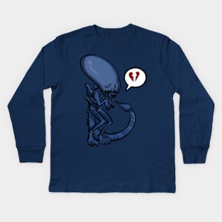 Xenomorphs need love too Kids Long Sleeve T-Shirt